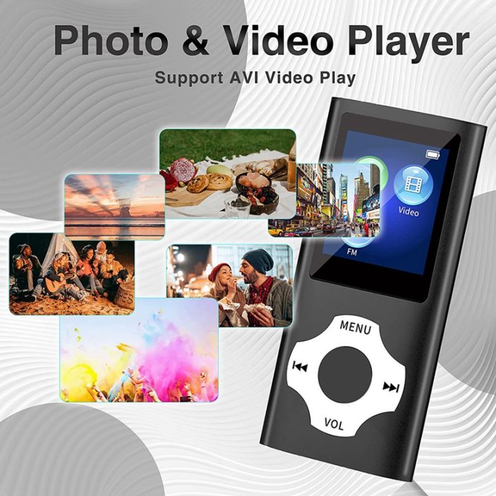 mp3-music-player-with-bluetooth-5-0-portable-hifi-music-player-video-photo-viewer-for-kids-black