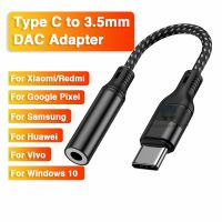 For Xiaomi Redmi Samsung Pixel USB C to 3.5mm Earphone Jack Digital Audio Adapter Converter Type C DAC Hi Fi for Android 3 5 mm