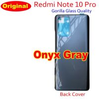 【Worth-Buy】 ฝาครอบกระจกนิรภัยสำหรับ Xiaomi Redmi Note 10 Pro ฝาหลังเคสด้านหลังกรอบสำรองตรงกลาง Note10โปร