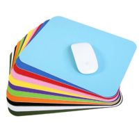 ☄▥❂ Color mouse pad ultra-thin computer pad student game non-slipsolid color tasteless mouse pad wrist pad silent mouse pad computer