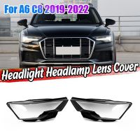For - A6 C8 2019-2022 Car Headlight Lens Cover Head Light Lamp Shade Shell Auto Light Cover
