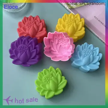 Lotus Flower Set of Three Silicone Molds Lotus Mold Flower Mold Soap Mold  Flower Soap Molds Lotus Mold Silicone Candle Molds Craft Molds 