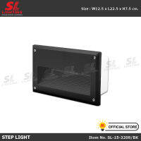 SL LIGHTING โคมไฟสำหรับติดขั้นบันไดภายใน ขั้ว E27 รุ่น SL-15-3208/BK