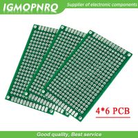 5ชิ้น4X6ซม. 4*6 4ซม. X 6ซม. ต้นแบบสองด้าน PCB Diy แผงวงจรพิมพ์อเนกประสงค์