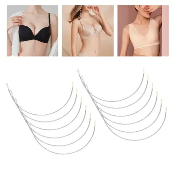 6 Pair of Stainless Steel Handmade Bra Underwire Replacement Cup