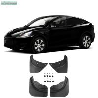 car-styling Mudguards Mud Flap Flaps Splash Guards Fender Protector Cover for tesla model Y 2020 2021 2022 2023 Car Accessories