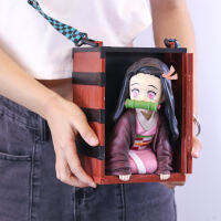 22cm Demon Slayer Kamado Nezuko on Box Action Figure Model Dolls Toys For Kids Home Decor Gifts Collections