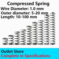 Compressed Spring Quality Assurance Durable Rotor Pressure Spring Line Diameter 1.0mm External Diameter 5-20mm