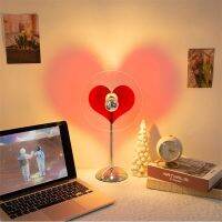 LED Love Heart Shape Projector Sunset Lamp For Bar Cafeshop Home Decor Romantic Background Wall Decoration Night Light