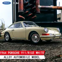 (ร้อน) WELLY 1:24 1964ปอร์เช่911รถสปอร์ตล้อแม็กรถยนต์รุ่น D Iecast ของเล่นยานพาหนะจำลองสูงสำหรับเด็กเด็กเก็บของขวัญ B114