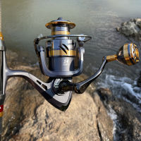 GHOTDA New Design Fishing Reel Large Line Capacity Sturdy Frame for Bass Pike Fishing Gear 2000 3000 4000 5000 6000 7000 Series