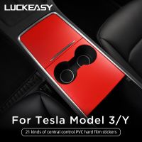 LUCKEASY Central Control Patch For Tesla Model 3 Model Y 2017-2022 Car Interior Accessories Protective Decorative Model3 2021