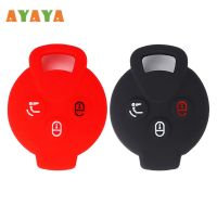 fvdbsdv For Mercedes Benz Smart 451 Chiave Roadster Crossblade Fortwo Roadster K Forfour Silicone Car Key Case Remote Cover Accessories