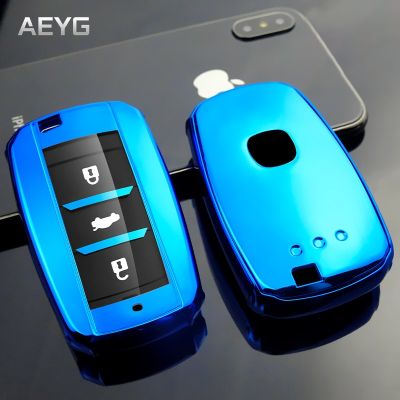 ☋ Soft TPU Car Key Case Cover Shell Fob Holder For Changan CS75 EADO CS35 Raeton CS15 V3 V5 V7 Key Protective Shell Accessories