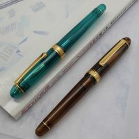 ปากกา Wannian ชุดปากกาแฟนซี14K สีแพลตตินัมกล่องของขวัญศตวรรษที่3776ปากกาหมึกเจลสำหรับเซ็นต์ทางธุรกิจ