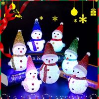 Hotsale Color-Changing LED Light Snowman Xmas Tree Hanging Decor