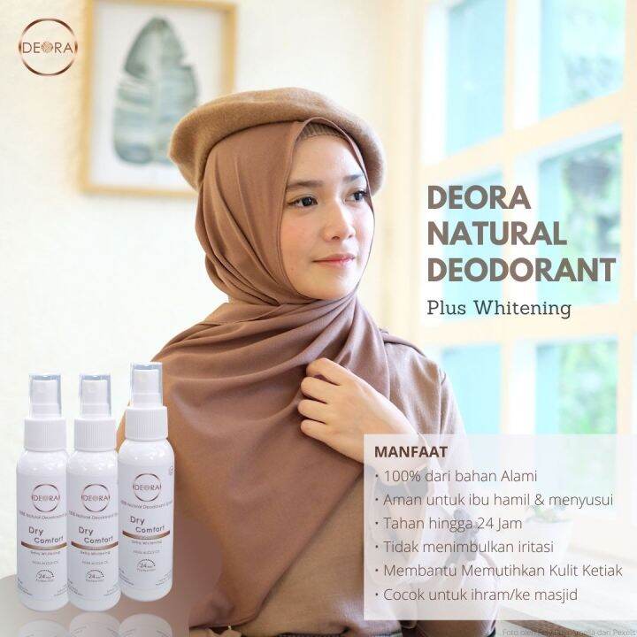 [HALAL] DEORA NATURAL DEODORANT SPRAY PENCERAH KETIAK Lazada Indonesia