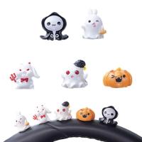 Car Dashboard Decor Pumpkin Ghost Resin Craft Resin Car Dashboard Decorations Set of 5Pcs Cute Doll Ornaments Auto Interior Decoration nearby