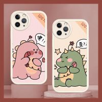 Cartoon solid color Phone Case For iphone 11 Pro creative personality Silica gel youth cartoon couple trend dust-proof