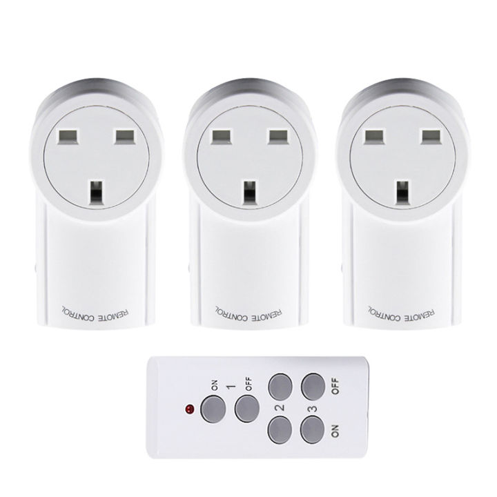 Remote Control British Plug Socket With Wireless Switch