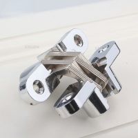 Invisible Hinge 180 Degree zinc Alloy material nickel color Invisible Folding Door Soss Hinge