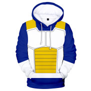 Dragon Ball Hoodie Vegeta Cosplay Hooded Pullover Sweatshirt Cosplay