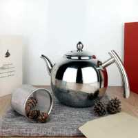 Moon Crystale Stainless Steel Teapot Coffee Tea Kettle Loose Leaf Teapot with Infuser