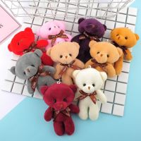 【hot】 5Pcs/Lot Conjoined Pendant Cotton Soft Stuffed Bears 12CM