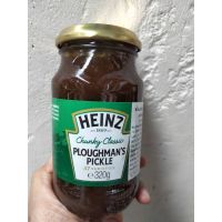 สินค้าสดใหม่ รับรองคุณภาพ  Heinz Ploughman pickle ผักกะหล่ำ หัวหอม แครอท ดอง ปรุงรส ไฮนซ์ 320 กรัม