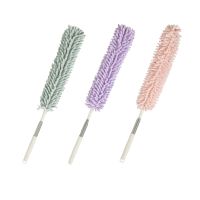 Chenille Duster with Telescoping Pole,Bendable,Washable,Cobweb Duster,for Cleaning Ceilings,Fans,Lights,(3 Pack)