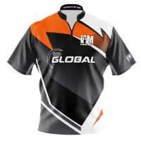 900 Global DS Bowling Shirt Zipper Polo