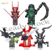 【hot sale】 ☄✥❅ B02 XL0001-0005 Ninja Series Character DOLLs Mr.E Fangdam Basilisk Skeleton Mage Mini Education Building Blocks Children Gift Toys