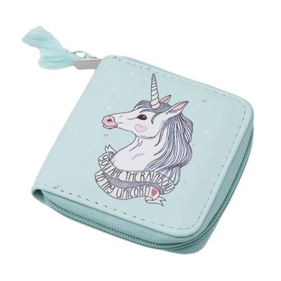 Cartoon Unicorn Wallet Coin Pack Storage Bag Card Wallet