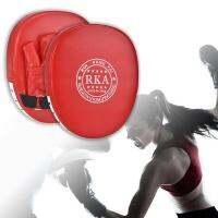 1Pc Black Red Boxing Gloves Pads for Muay Thai Kick Boxing MMA Training PU Foam Boxer Target Pad