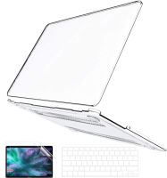 B BELK MacBook Air 13 Inch Case 2020 2019 2018 Release A2337 M1 A2179 A1932, Crystal Clear Plastic Hard Shell Cover + Keyboard Cover + Screen Protector Compatible with Mac Air 2020 Retina &amp; Touch ID