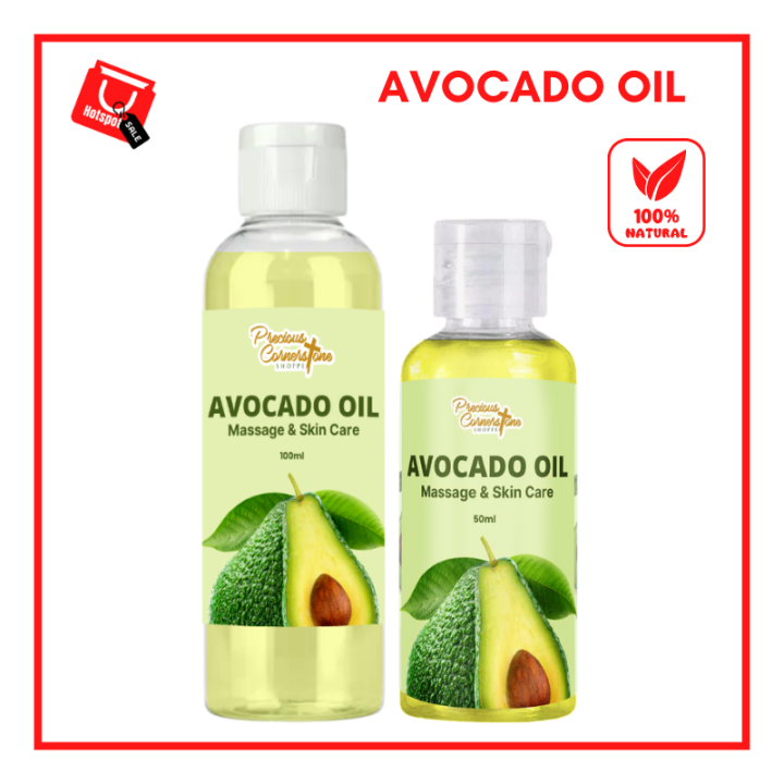 AVOCADO OIL 100 Pure Organic Best in Massage and Skin Care Oil for