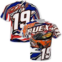 [เสื้อยืด Cloud Sense]    Patriotic Truex Martin JR. sublimated Total Print T-Shirt -