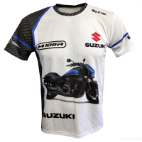 New Summer Suzuki Avenue M109r Black Invader M1800r Round Neck T-shirt fashion versatile t-shirt