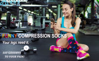 Compression Socks Women Female Nurse Unisex Sports Socks 12 PAIRS Nurse Sport Socks Cycling Running Medical Sock Compression