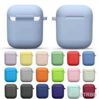 Soft Silicone Cover For Airpods 1 2nd Wireless Bluetooth Earphone Protective Case For Apple Airpods 1 2 airpods 2 Case With Hook