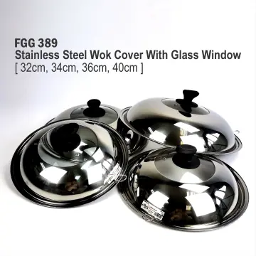 Aluminium Wok Cover 29-42CM / Penutup Kuali