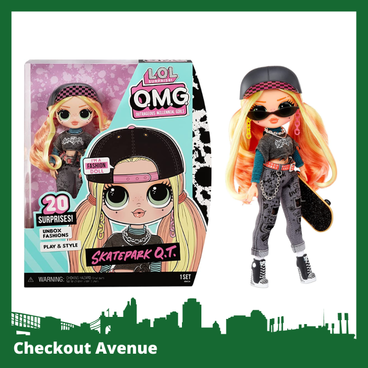 LOL Surprise OMG Skatepark Q.T. Fashion Doll with 20 Surprises | Lazada PH