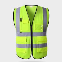 Reflective safety vest เสื้อกั๊กสะท้อนแสงเพื่อความปลอดภัย เสื้อกั๊กจราจร เสื้อกั๊กทำงาน