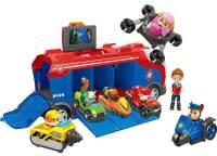 ของแท้ Paw Patrol Mission Paw Cruiser รถบัสหกเพลง Paw Patrol ชุดรถยนต์ของเล่นสุนัขบรรทุกคันใหญ่ทีมกู้ภัยตุ๊กตาขยับแขนขาได้ชุดเล่นรถของเล่นเด็กของขวัญของขวัญวันเกิด (รถบัส + 1กัปตัน + 6สุนัขรถยนต์ + 6ใบ)