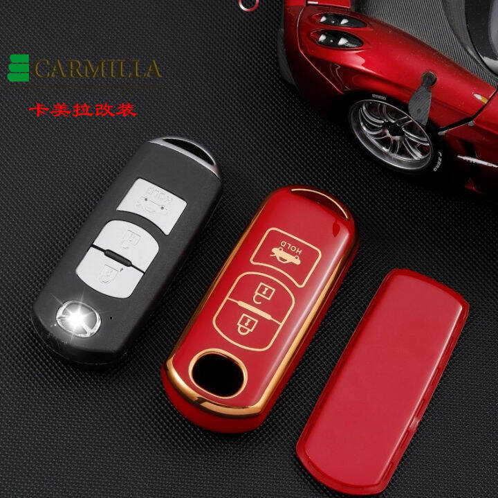 กุญแจรถ-key-case-สำหรับมาสด้า2-3-6-axela-atenza-cx-5-cx5-cx-3-cx-7-cx8-cx-9-2016-2017-2018-3ปุ่มกระเป๋าอัตโนมัติ