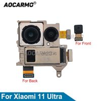 Aocarmo สําหรับ Xiaomi 11 Ultra Front Faceing Camera Mi 11U กล้องหลักด้านหลัง + Ultra-Wide + Telephoto Macro Camera Flex Cable