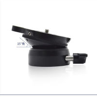 Tripod Head DY-60N Tripod Leveling Base Leveler Adjusting Plate for Canon Nikon Sony DSLR Camera