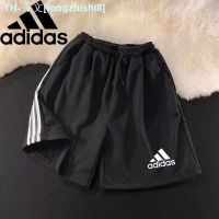 ▦ Adidas Clover Three-Pole Sports Quick-Drying Shorts Summer Ice Silk Thin Section Large Size Loose Fitness Running Basketball Five-Point Pants