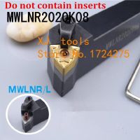 MWLNR2020K08/ MWLNL2020K08 ที่จับเครื่องมือกลึงภายนอก ที่ยึดเครื่องมือ CNC แบบหนีบ เครื่องมือตัดกลึงสำหรับ WNMG080404 แทรก