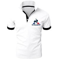 พร้อมส่ง Le Coq Sportif เสื้อยืดโปโล แขนสั้น ผ้าฝ้าย แฟชั่นฤดูร้อน สไตล์นักธุรกิจ สําหรับผู้ชาย